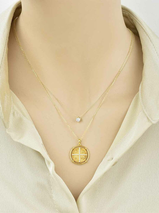Goldjewels Charm Halskette aus 9K Gold