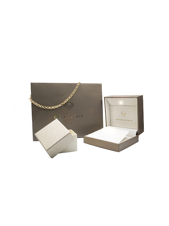 + & Necklace from White Gold 14K with Pearls