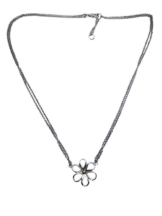 Kosmima1 Halskette aus Weißgold 14K