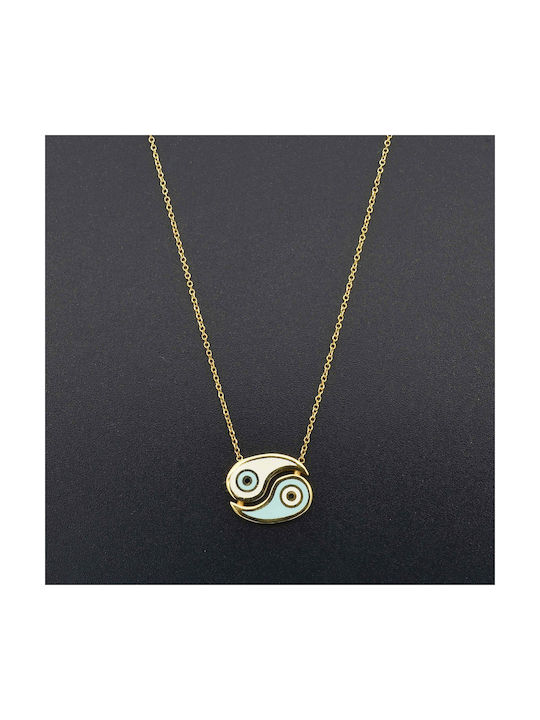 Necklace Eye from Gold 14K