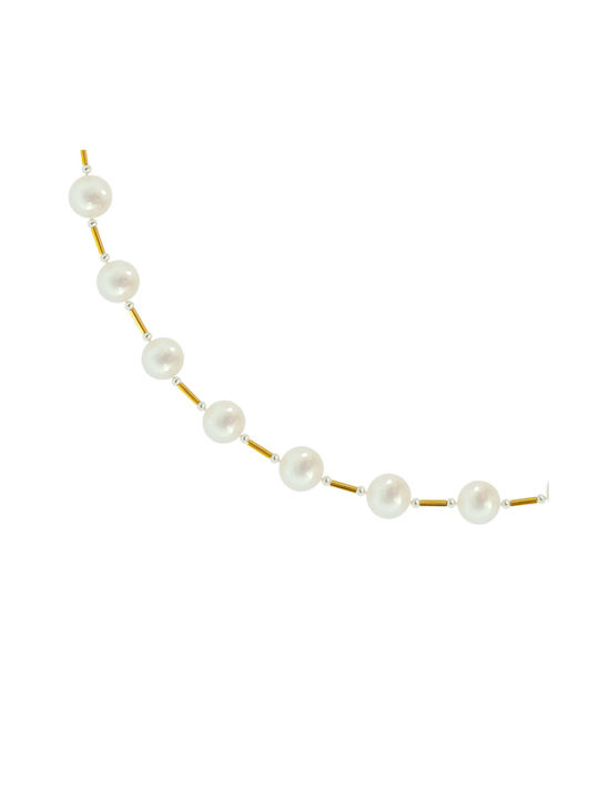 Necklace from Gold 22K with Pearls