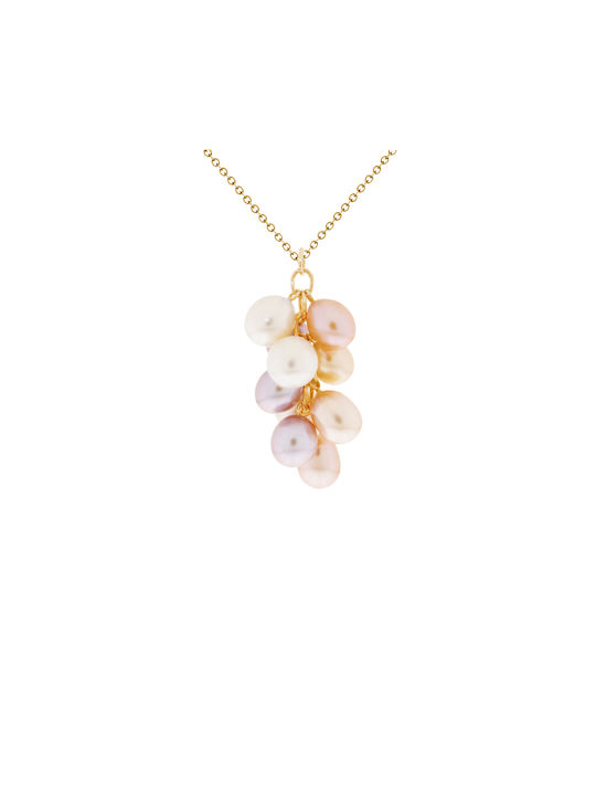 Charm from Gold 18k with Pearls