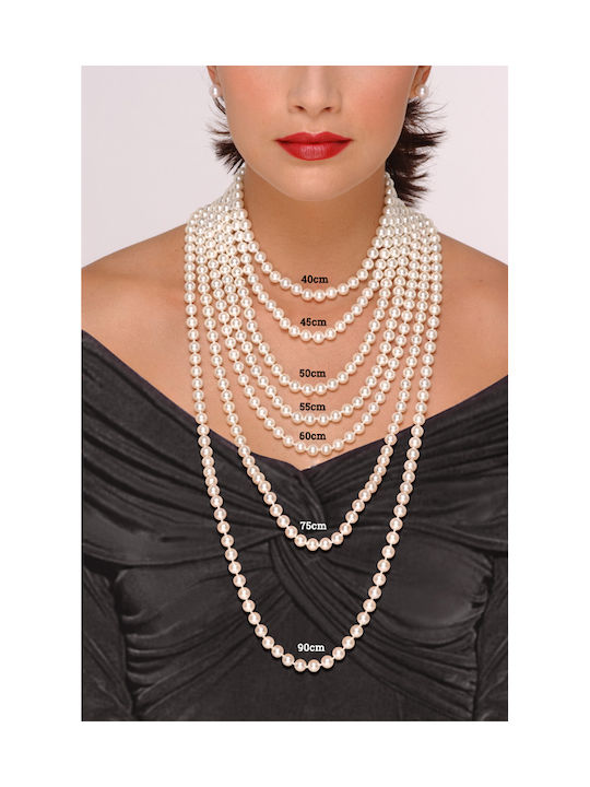 Necklace from Gold 18k with Pearls