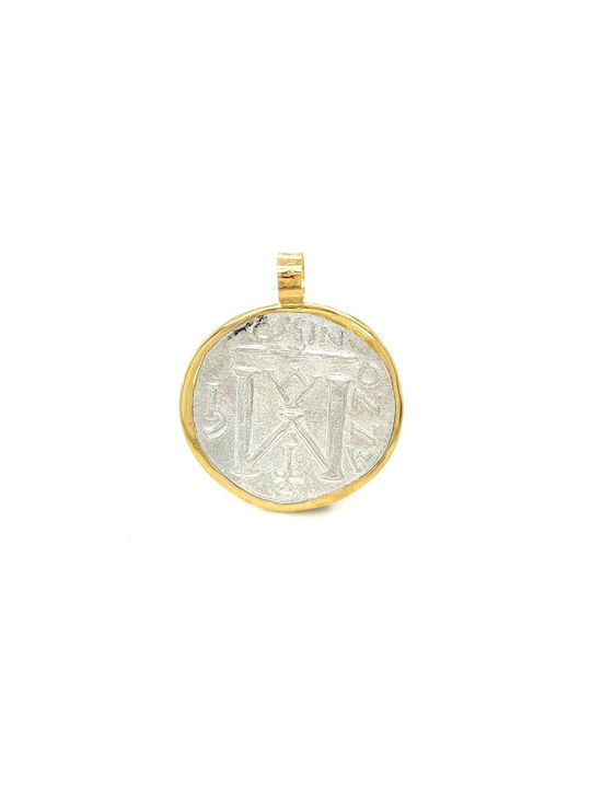 Charm Amulet Constantine from Gold 14K