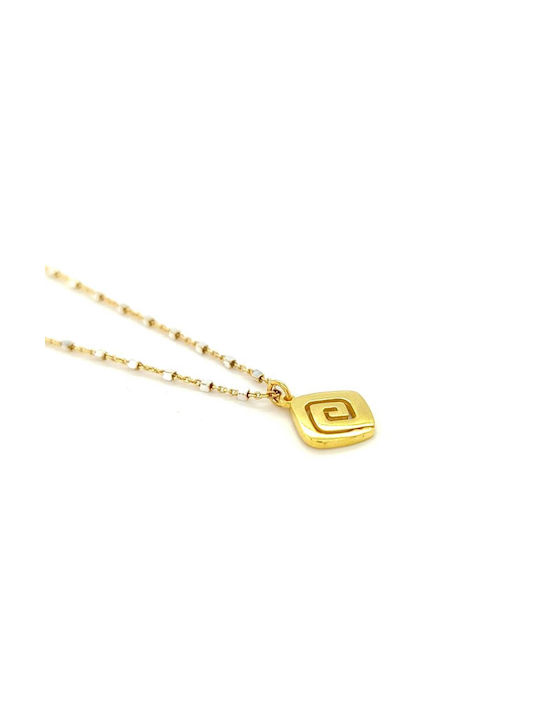 Necklace Infinity from Gold Plated Silver