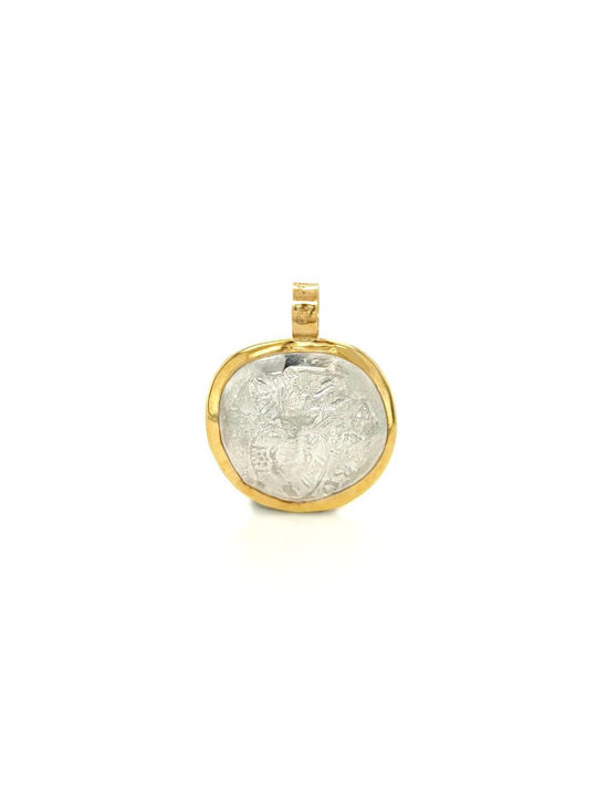 Charm Amulet Constantine from Gold 14K