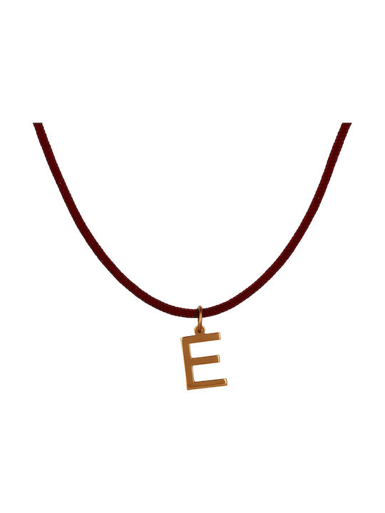 Colier Monogramă din Aur 14K