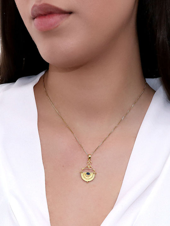 Colier Bizantin Amulet din Aur 14K