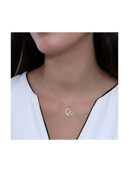 Necklace Family from Gold 14K