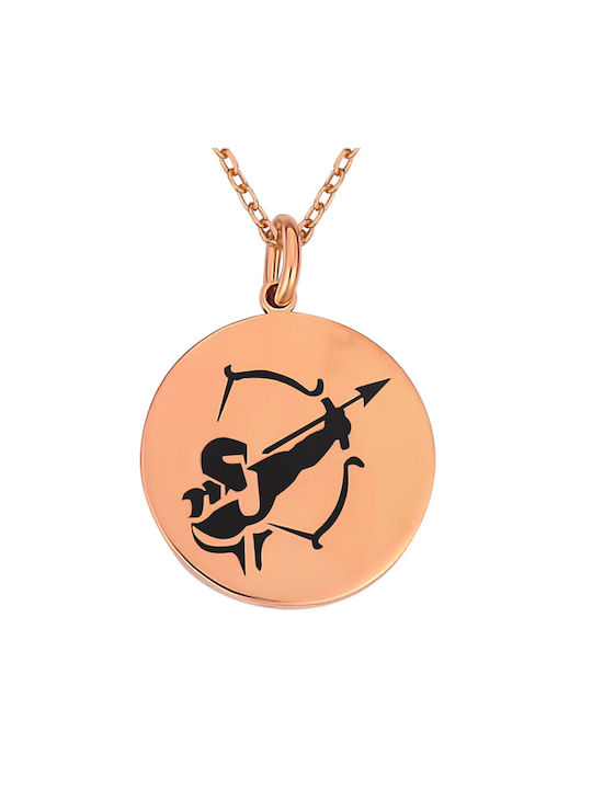 Necklace Zodiac Sign from Gold Plated Silver