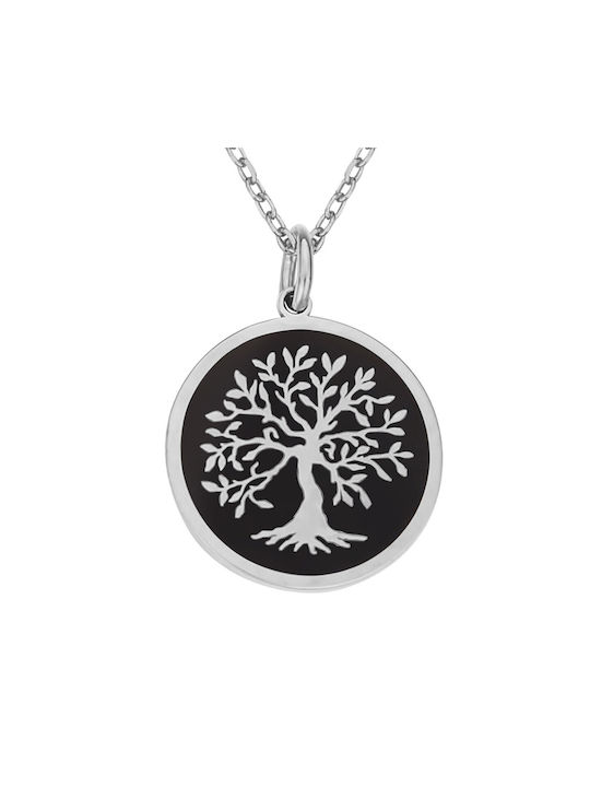 Necklace Tree from Silver Black