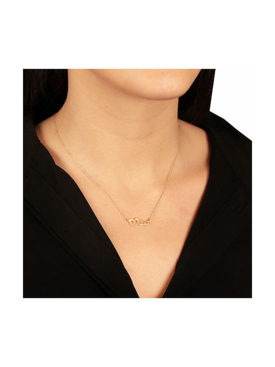 Necklace Mum from Gold 14K