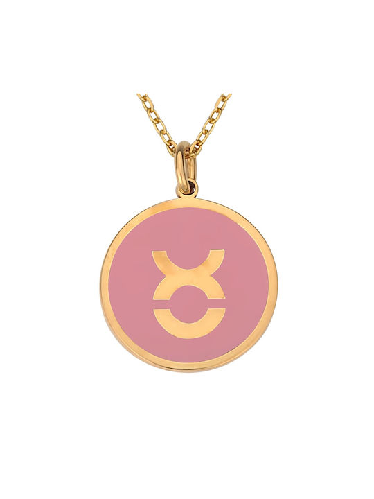 Necklace Zodiac Sign from Gold Plated Silver