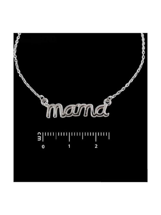 Mama Halskette Mutti aus Silber