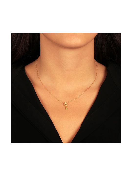 Necklace from Gold Plated Silver