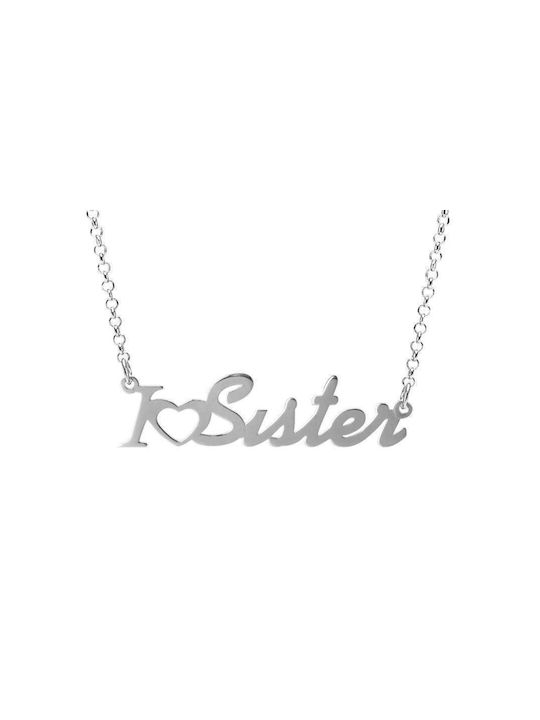 Goldsmith Necklace from Gold Plated Silver with Name Option