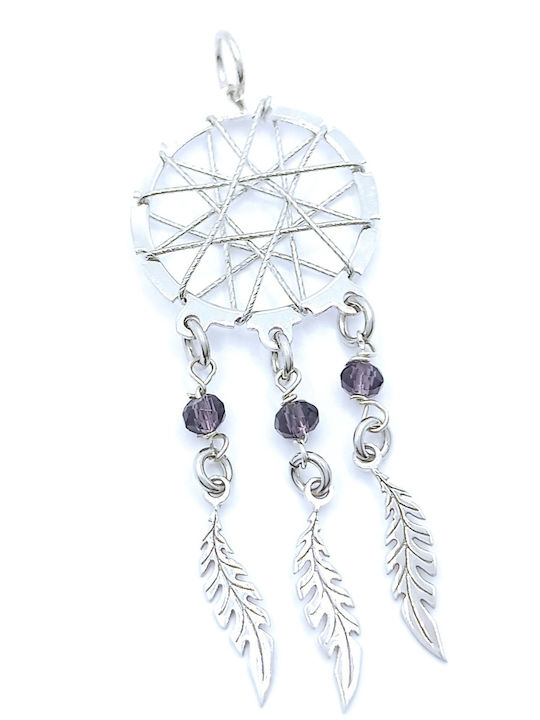 PS Silver PS Silver Necklace with Lilac Zircon