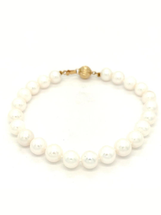 Bracelet made of Gold with Pearls