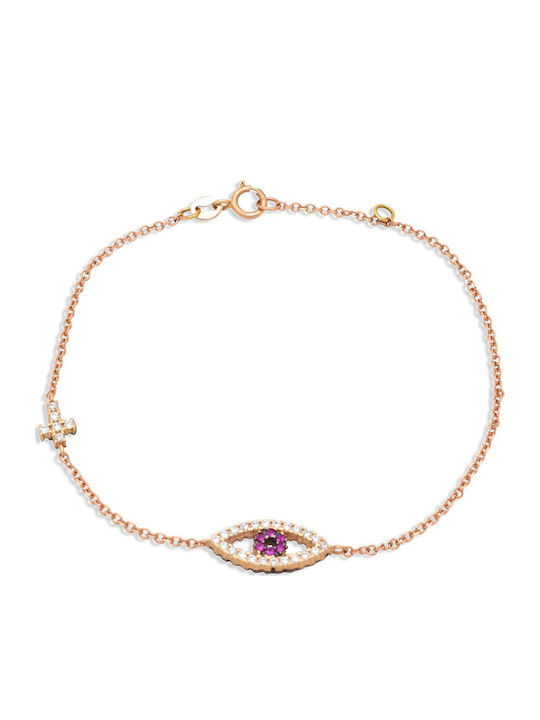 Goldjewels Γυναικείο Βραχιόλι Χρυσό 14Κ Goldjewels Γυναικείο Βραχιόλι Χρυσό 14Κ