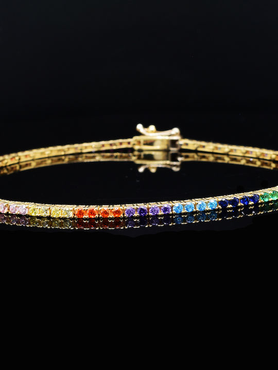 Bracelet Riviera made of Gold