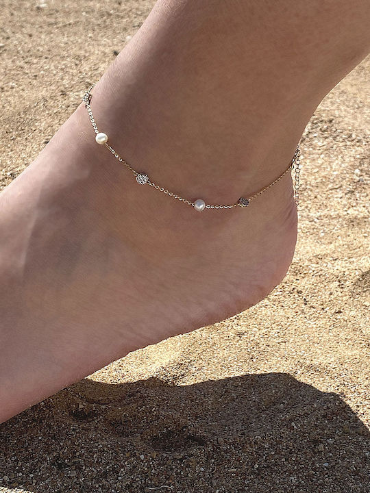 Bracelet Anklet Chain made of Gold 14K