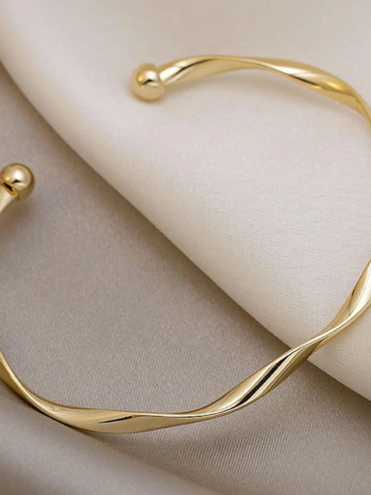 Bracelet Handcuffs Gold Plated