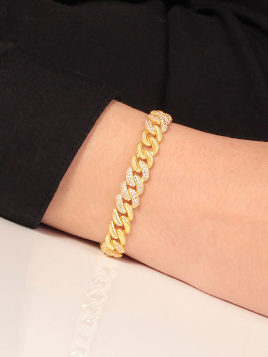 Bracelet Chain made of Silver Gold Plated