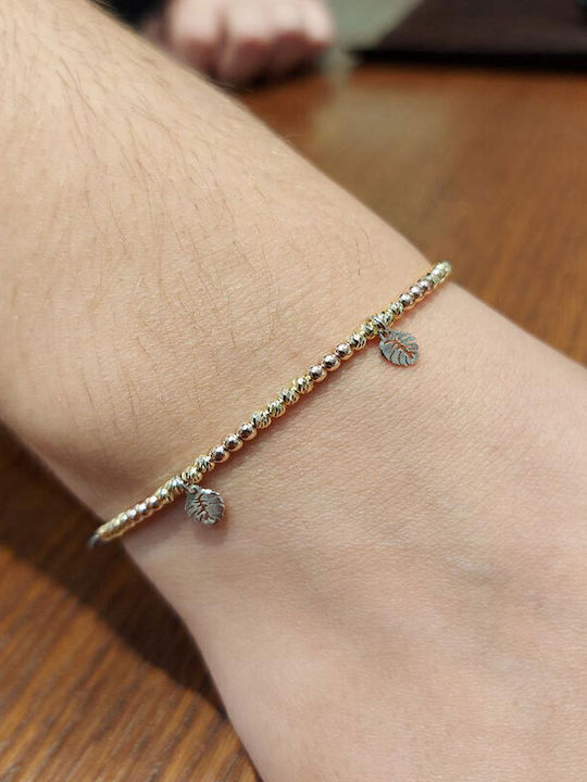 Preziosa Damen Armband Kette aus Silber Vergoldet
