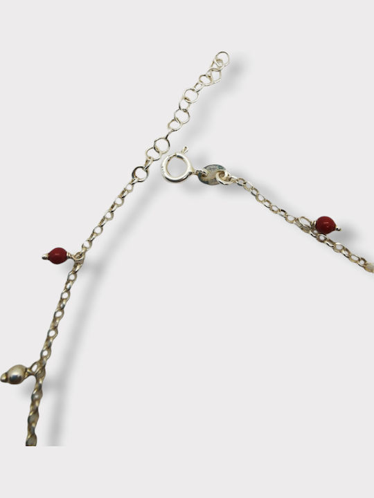 Kosmima1 Fußarmband aus Silber
