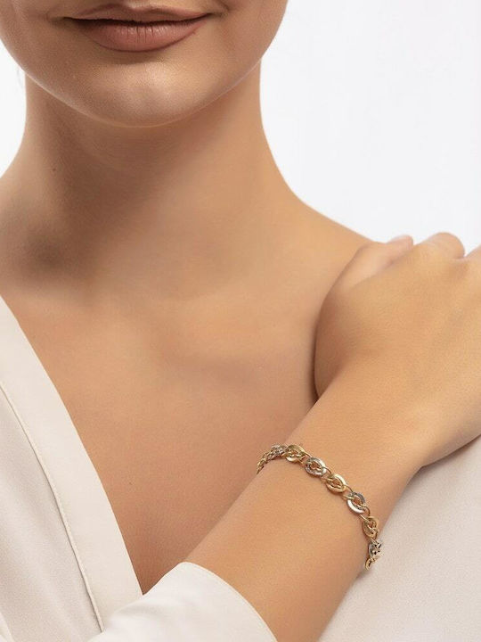 Bracelet Chain made of Gold 14K