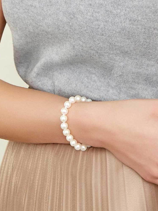 Bracelet made of Gold 14K with Pearls