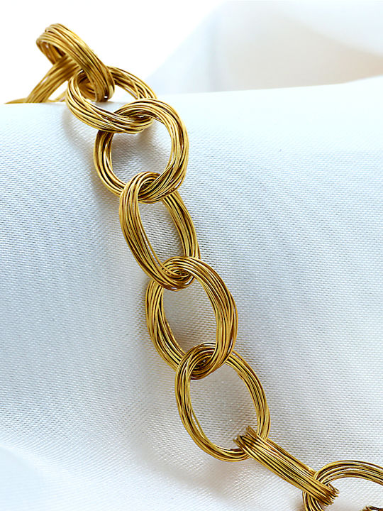 Bracelet Chain made of Gold 14K