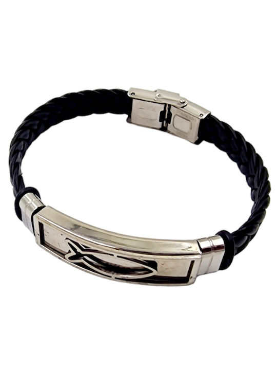 Bracelet Id made of Leather