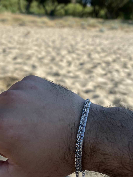 Ανδρικό Βραχιόλι Bracelet 3mm από Ατσάλι