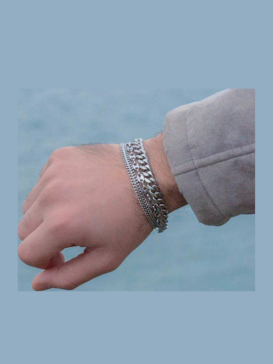 Goldjewels Гривна 5мм Гривна от Неръждаема Стомана 20см