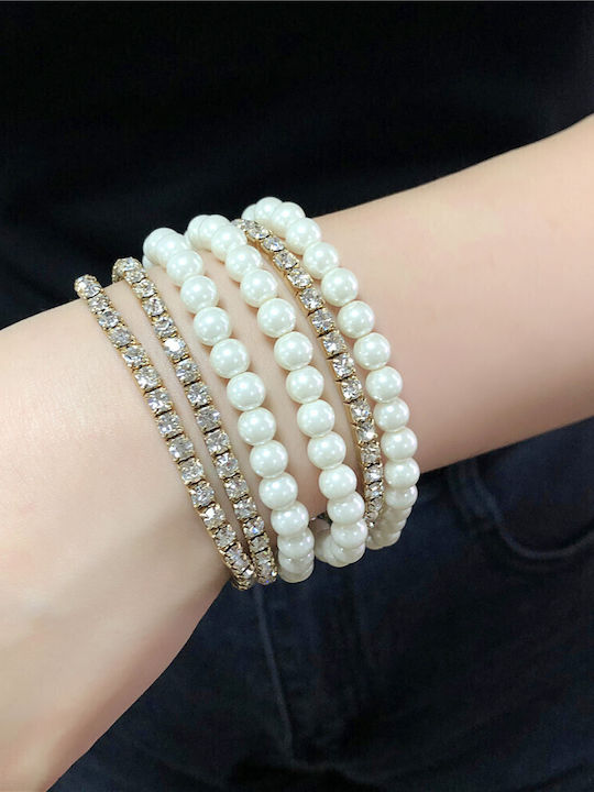 Bracelet Set with Pearls