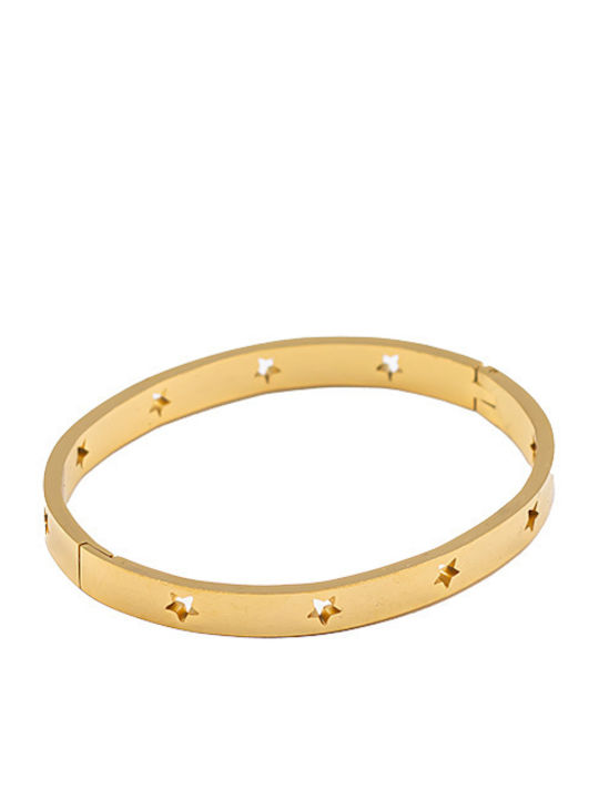 Bracelet Handcuffs Gold Plated