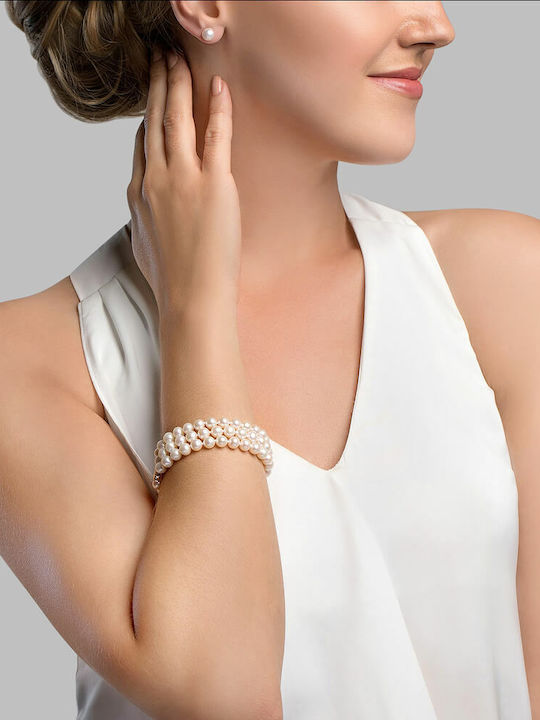 Armband-Set mit Design mit Steinen aus Gold mit Perlen