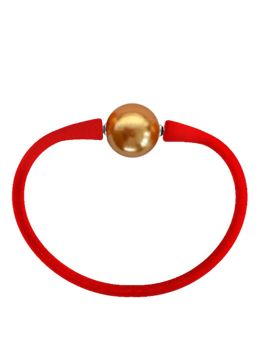 Margaritari Shell Γυναικείο Βραχιόλι με Πέρλες 12cm