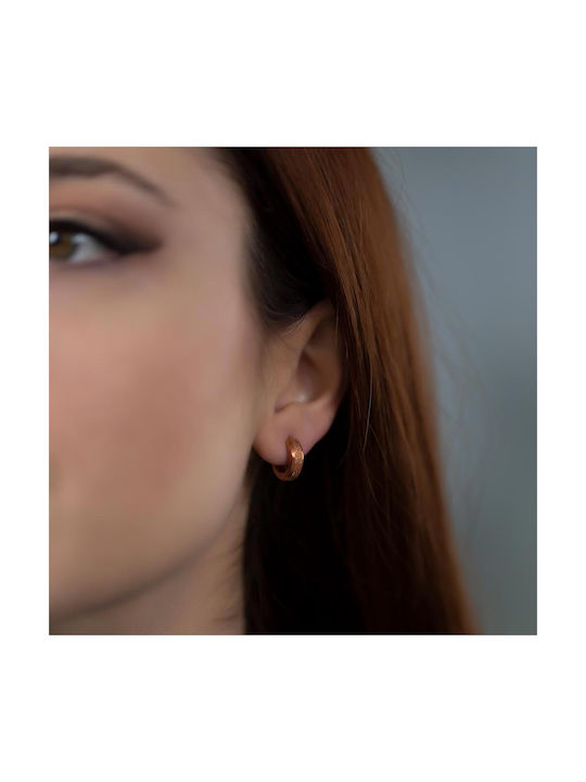 Earrings Hoops made of Steel Gold Plated