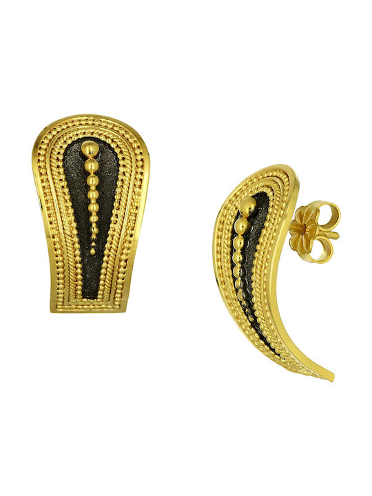 Earrings Pendants made of Gold 18K