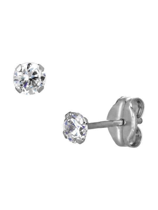 Earrings made of Platinum with Stones