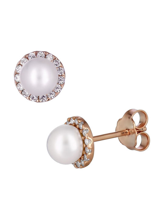 Earrings with Stones & Pearls