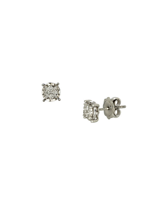 Earrings made of Platinum with Diamond