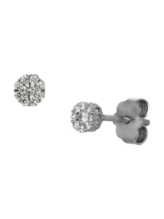 Earrings made of Platinum with Diamond