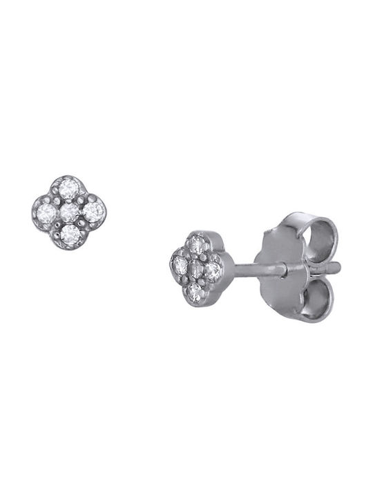 Earrings made of Platinum with Stones