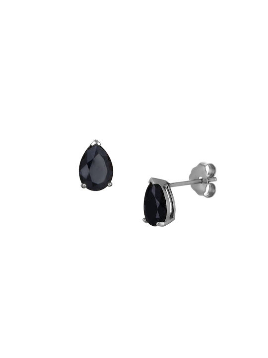 Earrings made of Platinum with Stones