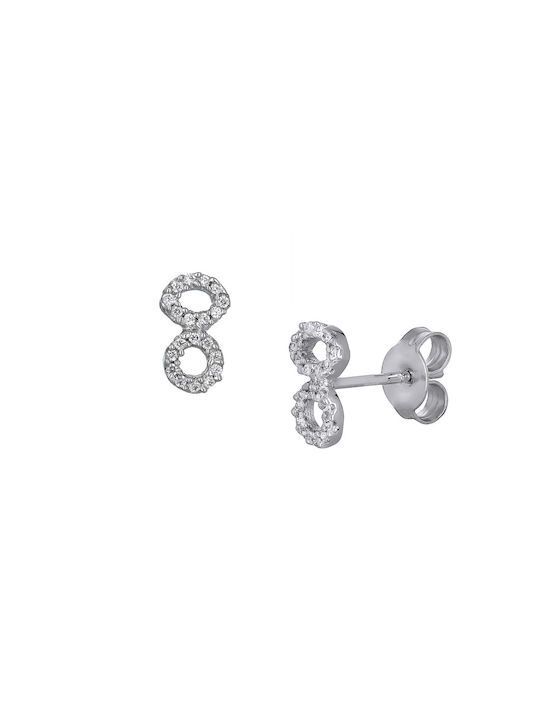 Earrings made of Platinum with Stones