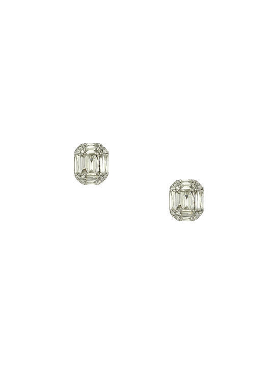 Earrings made of Platinum with Diamond