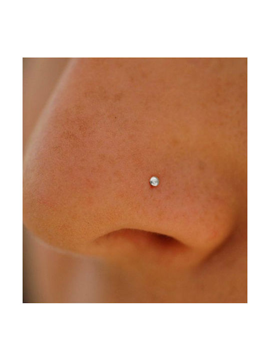 Nose Earring Stud made of Platinum